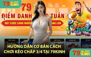Hướng dẫn cơ bản cách chơi kèo chấp 3/4 tại 79KINH